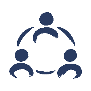 hand-drawn people icon