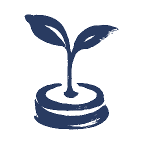 hand-drawn coin icon